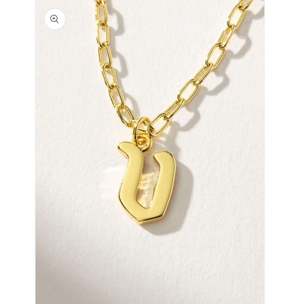 Uncommon James “V” Gothic Initial Necklace
